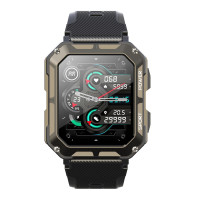 Smart Watch C20 Pro ütésálló IP68 outdoor telefonfunkciós okosóra - fekete